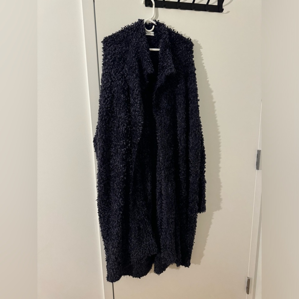 Scanlan Theodore Brushed Velvet Long Cardigan
